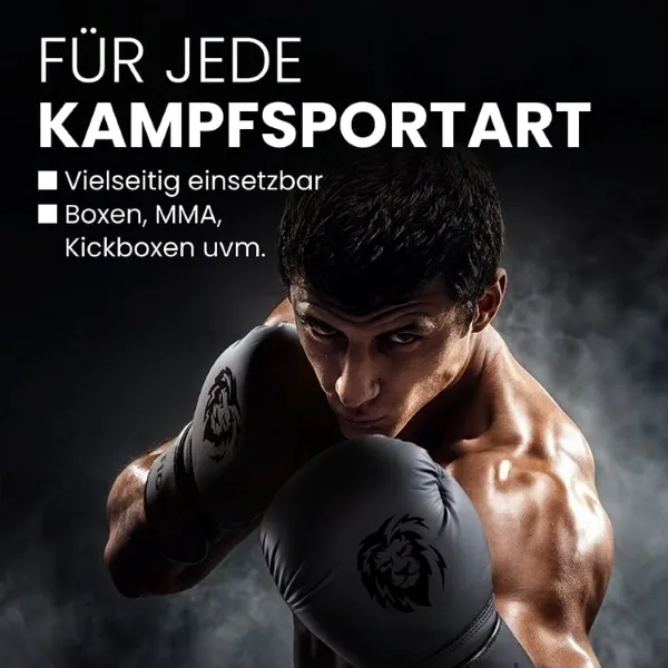 Amazon-Produktgrafik für vielseitige FIGHTR Boxhandschuhe geeignet für Boxen, MMA, Muay Thai und Kickboxen